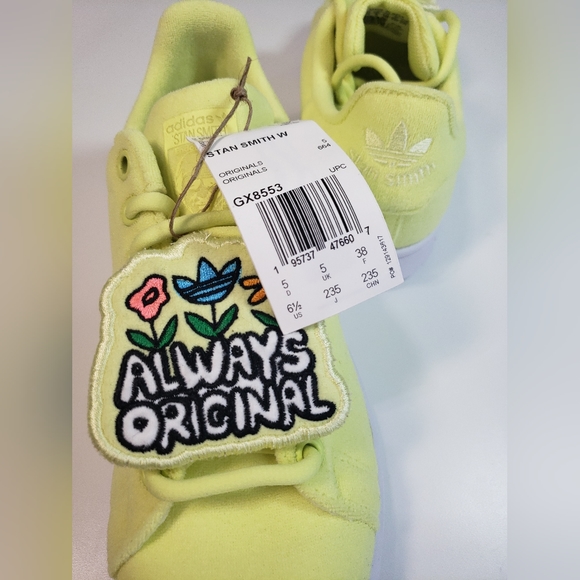 Adidas Stan Smith Always Original Pulse Yellow GX8553 Women's Sneakers s… - Picture 10 of 10